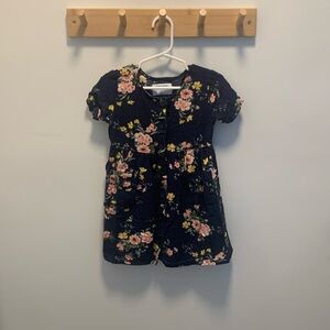 Toddler floral dress with pockets